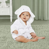 Size chart and length guide for 0 to 36 month baby hooded towels.