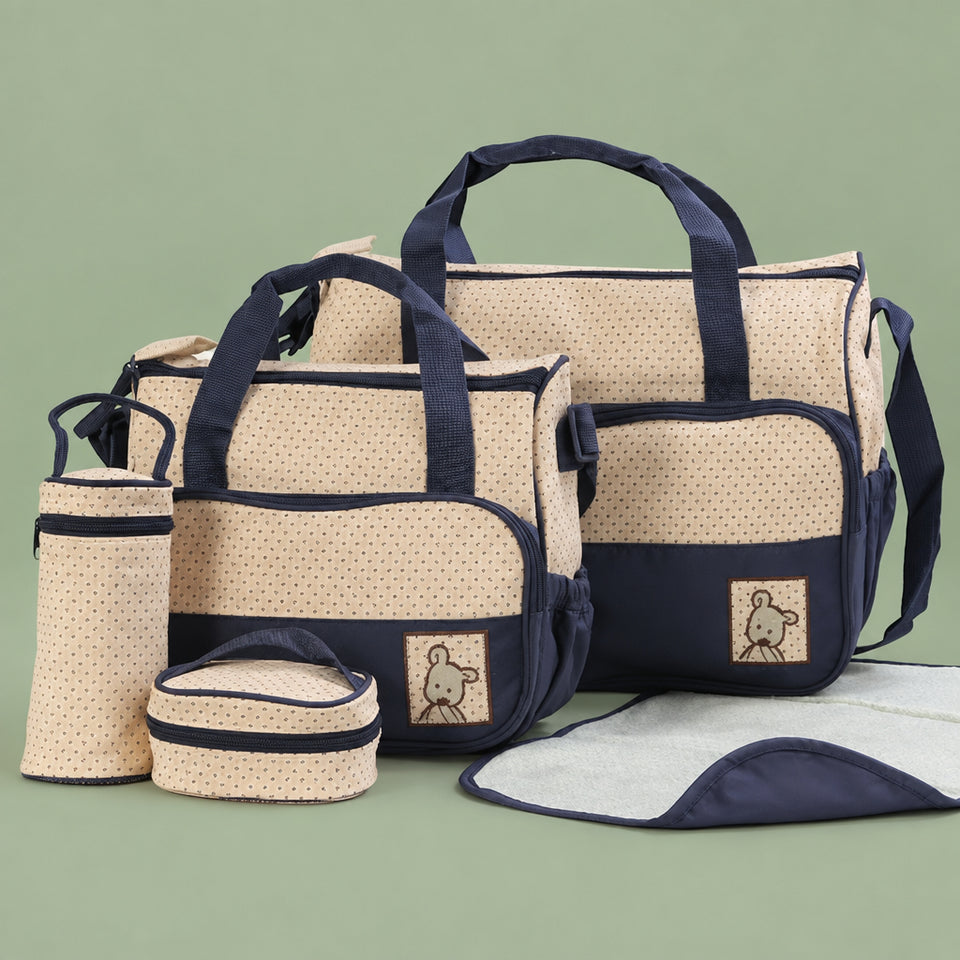 Insulated baby bottle holder bag designed to keep milk and formula warm or cold.