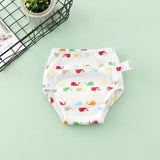 Close-up of thick absorbent cotton terry fabric inside reusable baby diaper