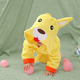 Close-up of the ultra-soft hypoallergenic hood on an infant bath wrap